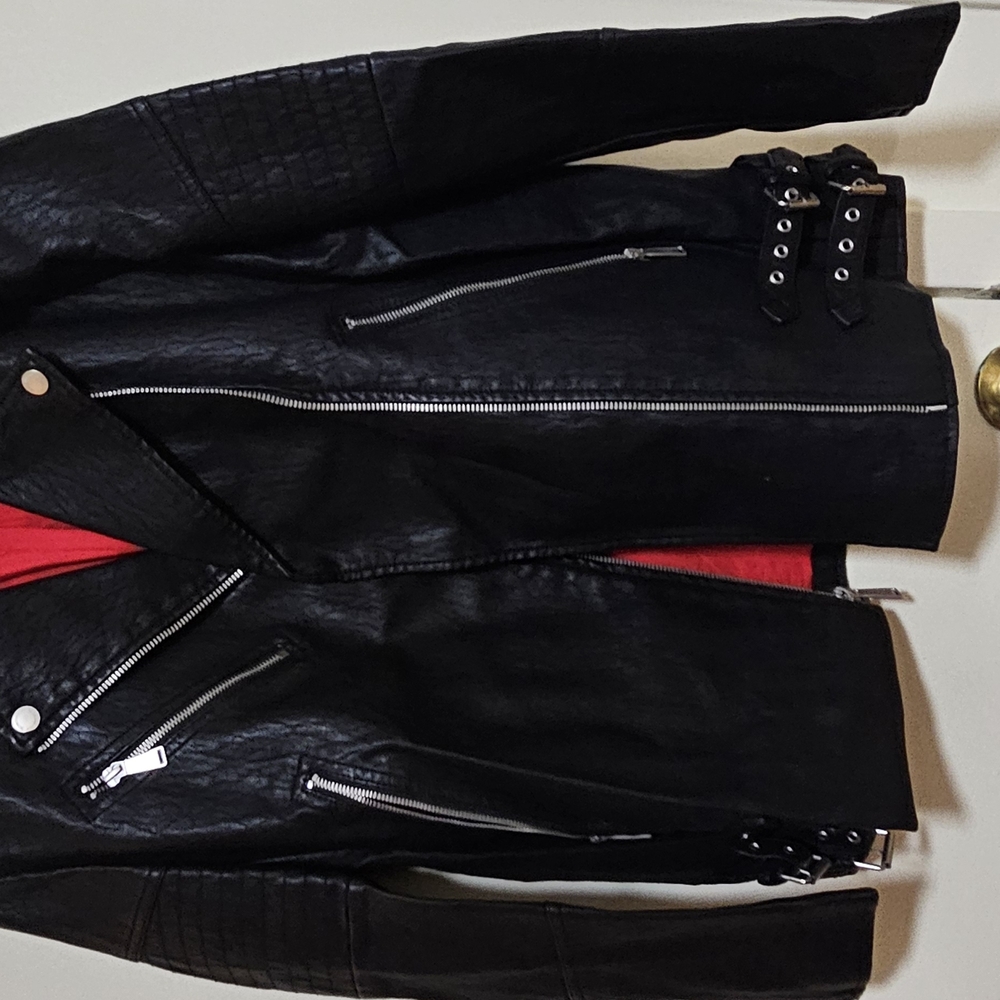 BCBGeneration Black Leather Jacket